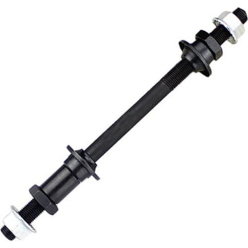 Lengthened 240mm Mountain Bike Snow Bike Bicycle Hubs Rear Axle Refitted Solid Axle Rear Axle Bicycle Accessory Axle