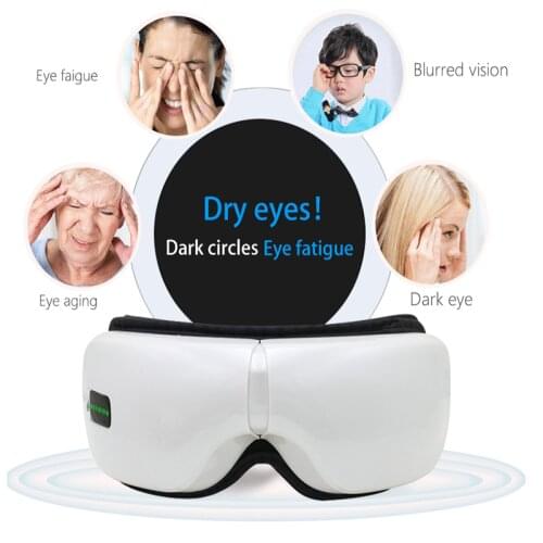 Smart Eye Massager Anti Wrinkles Eyes Massage for Tired Eyes Air Compression Heated Goggles Dark Circles Remove