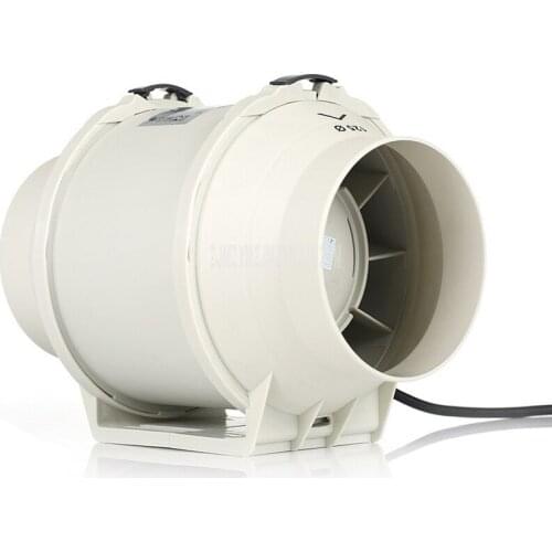 Caliber 123mm Exhaust Fan Home Inline Pipe Duct Fan Bathroom Extractor Air Ventilation Kitchen Bathroom Toilet Air Exhaust Fan