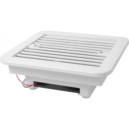 Exhaust Fan Plastic Cooling Waterproof 12V/24V Rv Trailer Caravan Side Air Vent Ventilation Blade Fan White 1 Set Drop Shipping