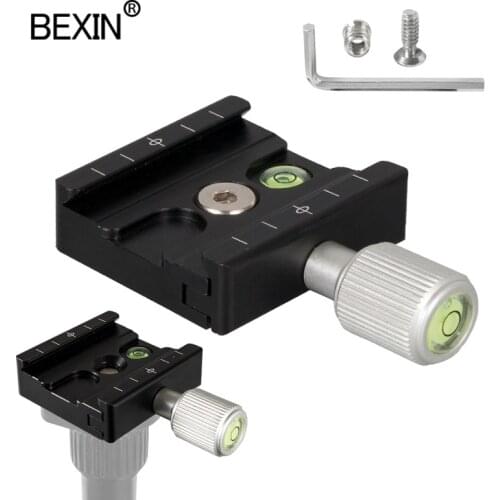 BEXIN QR50 camera clamp adapter mount quick release clamp tripod ball head clamp For Arca Swiss tripod dslr camera tripod plate