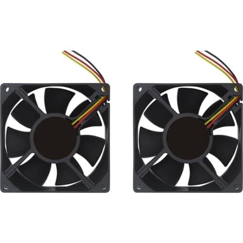 HOT-12V 80mm 8cm Cooling Fan 80X80X25 mm 8025 PC Computer Case Fan DIY Router GPU CPU Cooling Fan 2Pcs