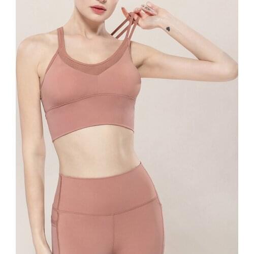 2021 sportswear at home yoga wear sweatshirt vest tops shockproof underwear running vest