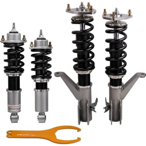 4Pcs Shock Absorber Coilover Coilover for Honda Civic Acura RSX 2002-2005 Coil Spring Struts for EM2 2001 2002 2003 2004 2005