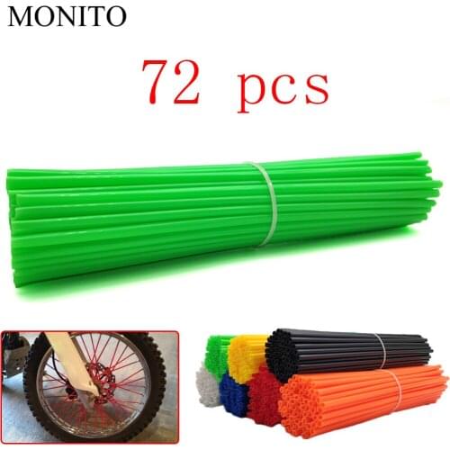72 Pcs Motorcycle Dirt Bike Wheel Rim Spoke Rims Skins Cover Protector For SUZUKI RM85 RM125 RM250 RMX250 RM 85 125 250 RMX 250