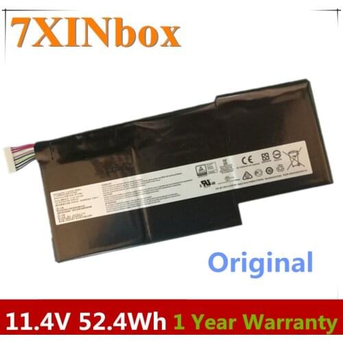 7XINbox 11.4V 52.4Wh Original BTY-M6K Laptop Battery For MSI MS-17B4 MS-16K3 GS63VR 7RG GS63VR Tablet