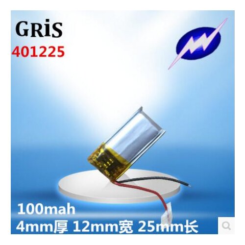 Punaier V17 battery BH-109 battery 401225 Bluetooth smart wearable Bracelet Micro Devices Rechargeable Li-ion Cell