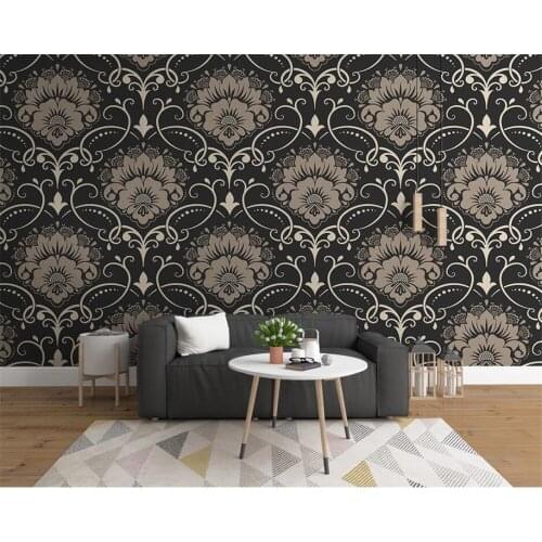 Beibehang Custom modern minimalist fashion Damascus pattern stitching bedroom background wall papers home decor wallpaper