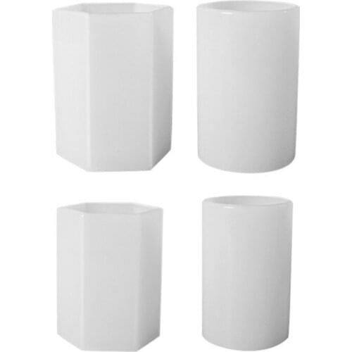 Cylinder Dried Flowers Filling UV Epoxy Resin Mold Ornaments Silicone Mould DIY Crafts Jewelry Decoration Casting Mold N0HE