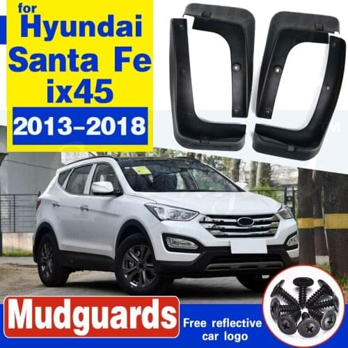 For Hyundai Santa Fe ix45 2013~2018 DM Fender Mudguard Mud Flaps Guard Splash Flap Mudguards Accessories 2014 2015 2016 2017