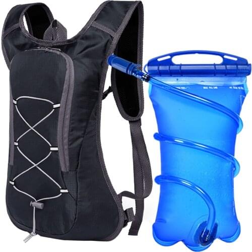 Breathable Ultralight Bicycle Backpack Running Vest Bag Cycling Marathon Portable Hydration Pack Bag option 3L Water Bag