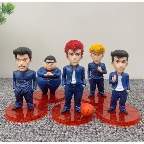 Anime Figure SLAM DUNK Sakuragis Gang Sakuragi Hanamichi Figure Basketball PVC Action Figure Toys Collection Model Doll Gift