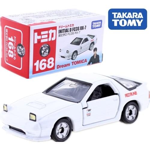 Tomy Dream Tomica 168 Initial D FC3S RX-7 Model Kit Collectibles Diecast Miniature Mini