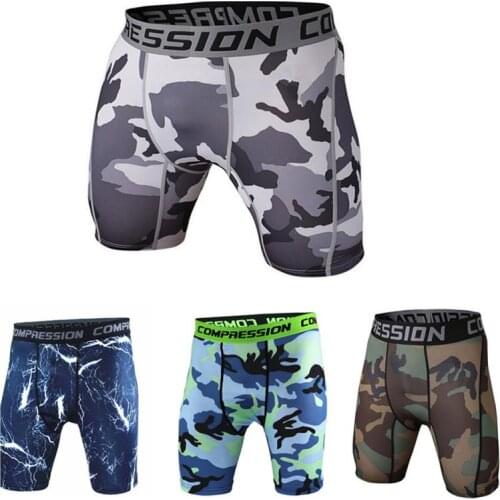 Compression Shorts Men Gym Shorts Compression Underwear Crossfit Shorts Running Short Sport Training Quick-Drying Bottoms 8
