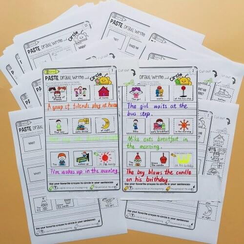 Educational Toys Children Learn English Reading Comprehension Story Educational Toys Montessori Learning English Books for Kids