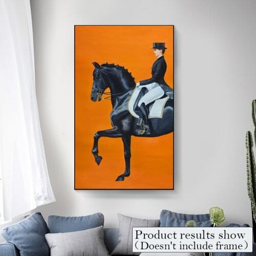 Modern HD Horse Posters And Prints Canvas Painting Wall Art Pictures For Living Room Animal Fashion Nordic Style Home Decor