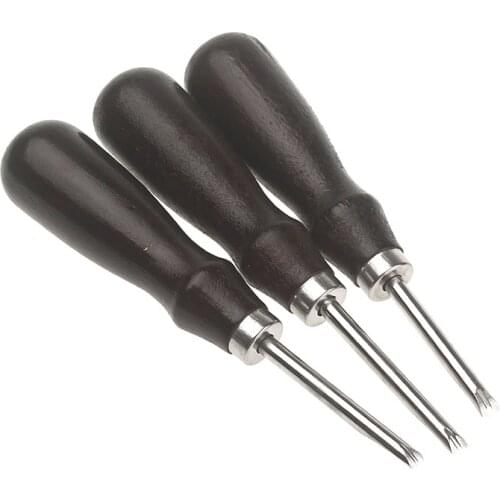 Edge Cutter, Leather Carving Tool, Corner Tool, Cattle Leather, Leather, Leather, Wood Handle Edge Cutter