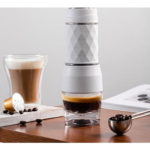 Mini Hand Manual Portable Coffee Machine 304 Food Grade Stainless Steel Does Not Rust Non-slip Espresso Maker Extraction Pot