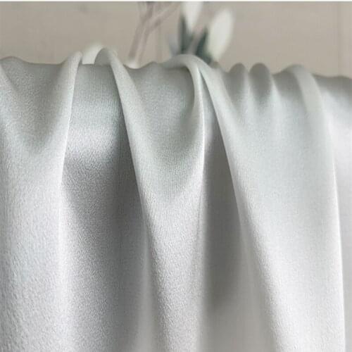 19 mm Silk Satin Fabric 100% Mulberry Silk Natural Off White Color 82 gsm 5 meters for sample testing