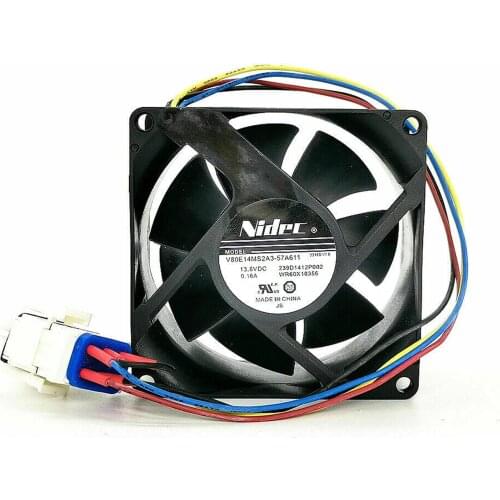 V80E14MS2A3-57A611 239D1412P002 GE WR60X10356 for Nidec DC 13.6V 0.16A 5-wire 80x80x38mm Server Cooling Fan