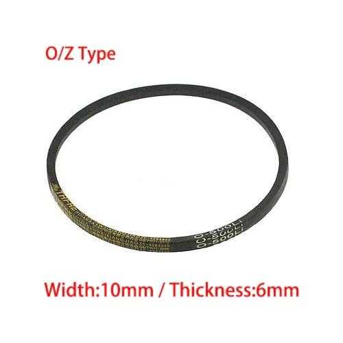 Z/O 1118 1120 1143 10mm Width 6mm Thickness Rubber Groove Cogged Machine Drive Transmission Band Wedge Rope Vee V Timing Belt