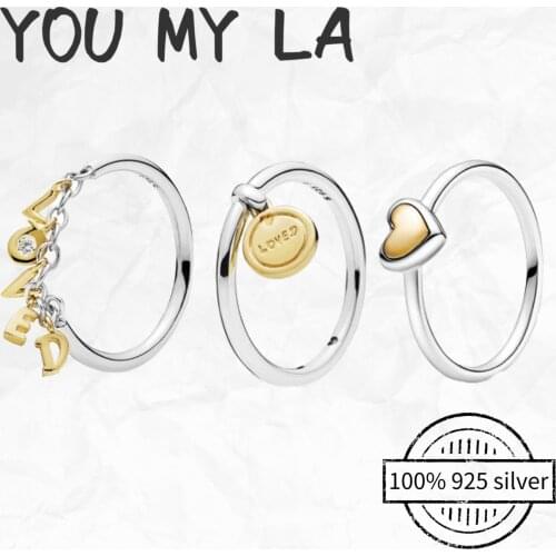 Hot Sale 925 Sterling Silver Ring Flower Fashion Jewelry Trend Ring Fit Original Pando For Women DIY Fine Jewelry Gift