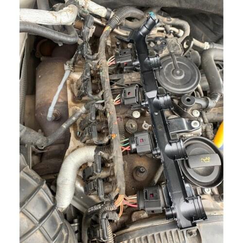 1PCS Engine Ignition Coil Spark Plug Connector Black 06H971824B Replacement for Audi A4