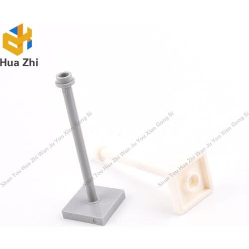 Building Blocks Parts 98549 10PCS Tile Special 2 x 2 with Bar and Stud with Stop Ring LEGOING MOCS Education