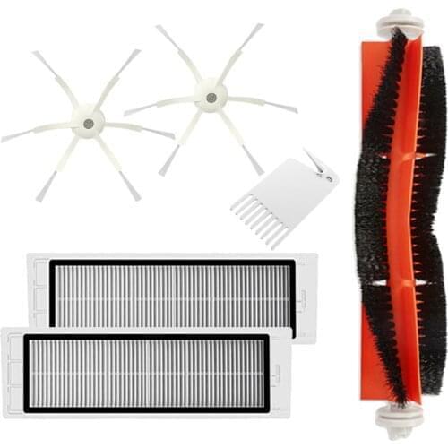 Vacuum Cleaner Accessories for Xiaomi Vacuum 1/2s for Roborock S50 S51 for MI Robot Vacuum Cleaner Parts Brushes & Hepa Filters