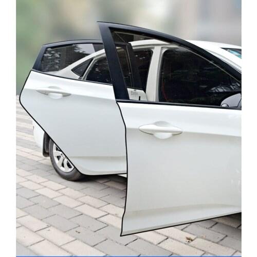 Car Styling Door Edge Scratch Crash Strips Protection For Fiat 500 600 500l 500x diagnose punto stilo bravo freemont stilo panda