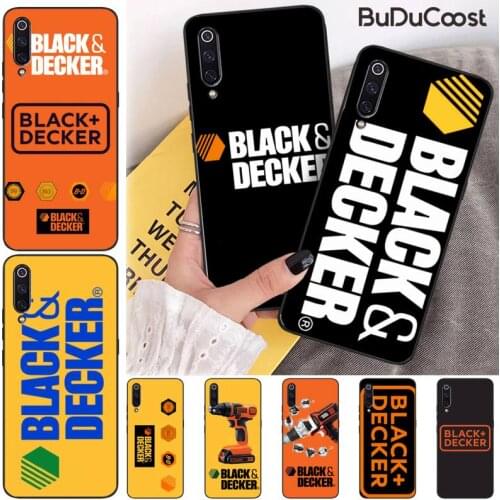 Black&Decker Phone Case For Xiaomi Mi 9 9T CC9 CC9E 8 SE Pro A2 Lite 6X 5 A3 A1 Max Mix 2 3