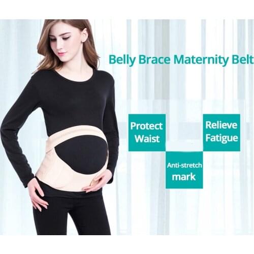 Breathable Pregnant Women Abdomen Waist Belt Maternity Belly Support Brace Band Relief Fatigue Anti Stretch Mark