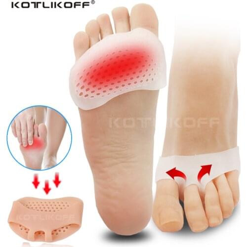 Silicone Padded Forefoot Insoles High Heel Shoes Pad Gel Insoles Breathable Health Care Shoe Insole High Heel Shoe Insert