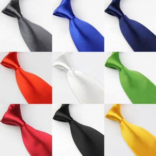 Branduce Brand Classic Mens 8cm Solid Formal Tie Yellow Red Colorful Necktie For Women Business Wedding Gravata Accessories Ties
