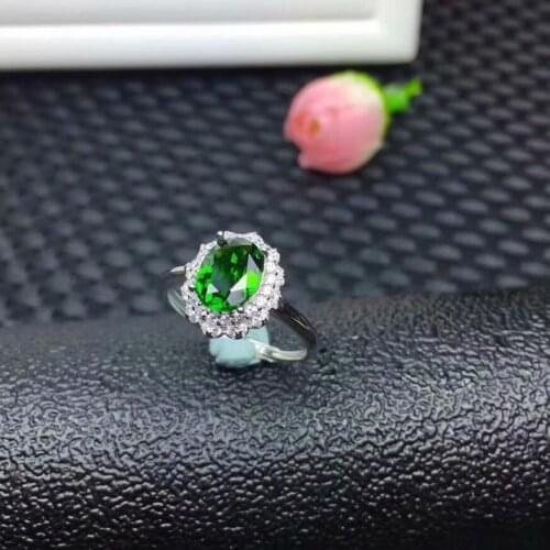 925 Silver inlaid natural turquoise ring Pop fashion ring Beautiful jewelry.Birthday gift