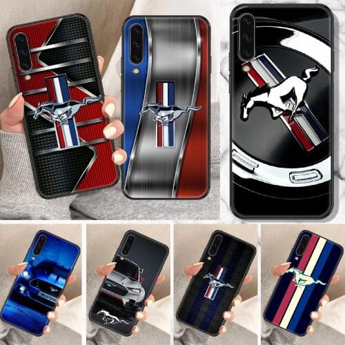 Cool mustang car Phone Case For Samsung Galaxy A 10 12 20E 21S 30 32 40 50 51 52 70 71 72 5 6 7 2016 2018 black 3D funda trend