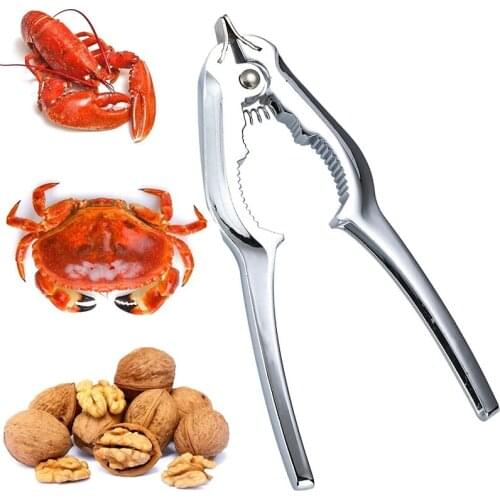 Multifunctional Seafood Clam Clamp Opener Walnut Clip Alloy Shellfish Lobster Lobster Crab Cracker Nut Opener Kitchen Tools