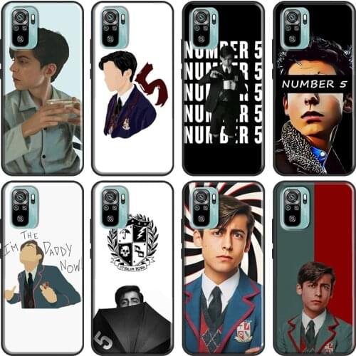 Aidan Gallagher Number Five Soft Case For Redmi 9A 8A 7A 6A 9 9C Cover For Xiaomi Redmi Note 9 10 Pro 8 7 6 8T 9S K40