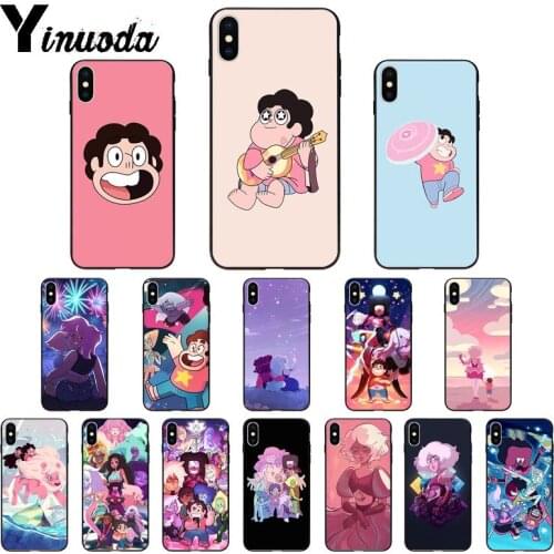 Yinuoda Steven Universe TPU Soft Phone Case Cover for iPhone 5 5Sx 6 7 7plus 8 8Plus X XS MAX XR 11 11pro max