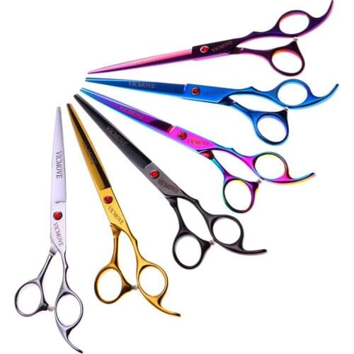 7" Hair Scisssors Professional Hairdressing Scissors Set Cutting Barber Shears High quality 6 colors available