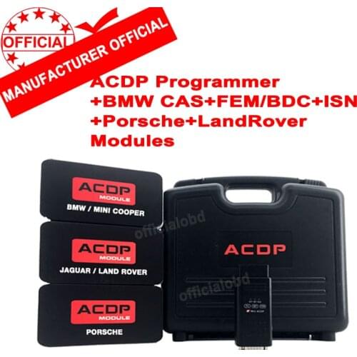 New 2019 Yanhua Mini ACDP BMW Expansion Kit for BMW CAS/FEM/BDC/Jaguar/LandRover/Porsche Programming Odometer Correction