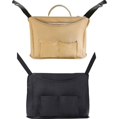 Car Seat Storage Organizer Handbag Holder Leather Auto Interior Stowing Tidying Multifunction Seat Back Bag Car Accessories