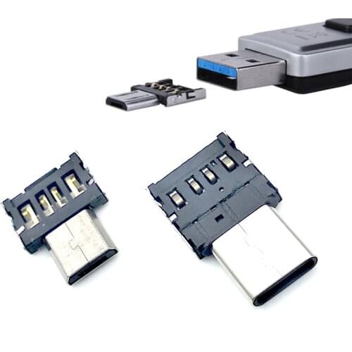 OTG Adapter Data Cable Type-C Micro USB TO USB OTG Cable C General USB Mobile Phone Android Converter