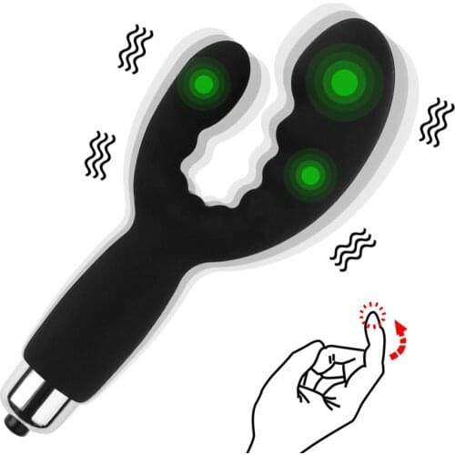 Finger Vibrator Silicone Sex Toys for Women Men G Spot Massager Erotic Anal Beads Vibrators Prostate Stimulator Adult Products