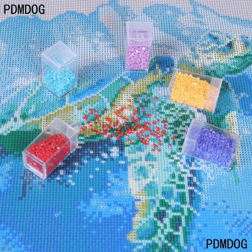 PDMDOG 30/60/90/120 Bottles Diamond Painting Accessories Container Bottles Diamond Painting Tools Crystal Bead Storage jar