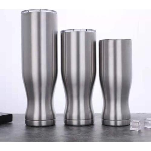 2021 Hot Sale 500ml/700ml/900ml Stainless Steel Double Wall Vacuum Insulated Beer Cup, Beer Bottle, Beer Mug With lid