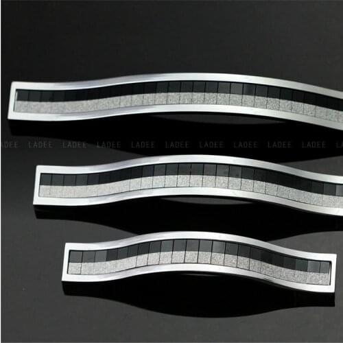 10pcs 128mm clear zinc alloy type cabinet knobs and handles crystal dresser drawer pulls kids door knob bar