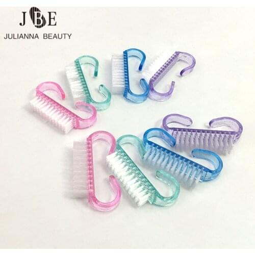 50Pcs Cleaning dust Nail brush For Nail Art Dust-cleaner Plastic Remove Manicure nail tool Gel nail polish Brushes