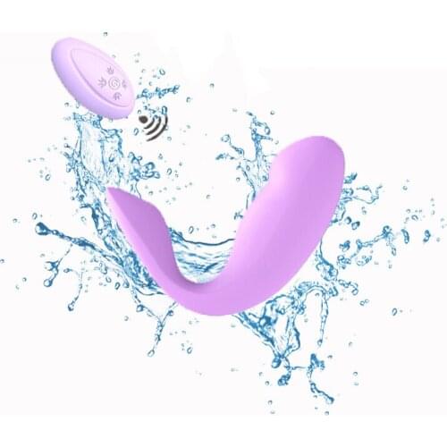 Silicone Waterproof Rechargeable 10 Speeds Wireless Control Massager G-Spot Vibrator Adult Sex Toys Small Strap On Dildo