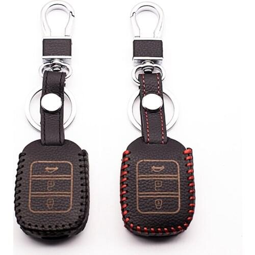 Super Quality Protector Key Cover Remote Key Case for Honda 2013-2017 Civic Acc 4 Sports Key Bag 3 buttons remote control shell